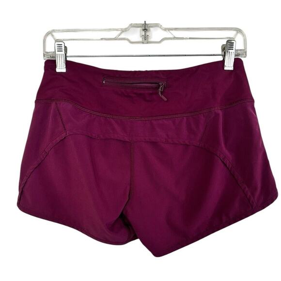 Lululemon Women’s Speed Short 2.5" Size 6 Dark Mystic Purple (4-way Stretch) - Picture 2 of 9